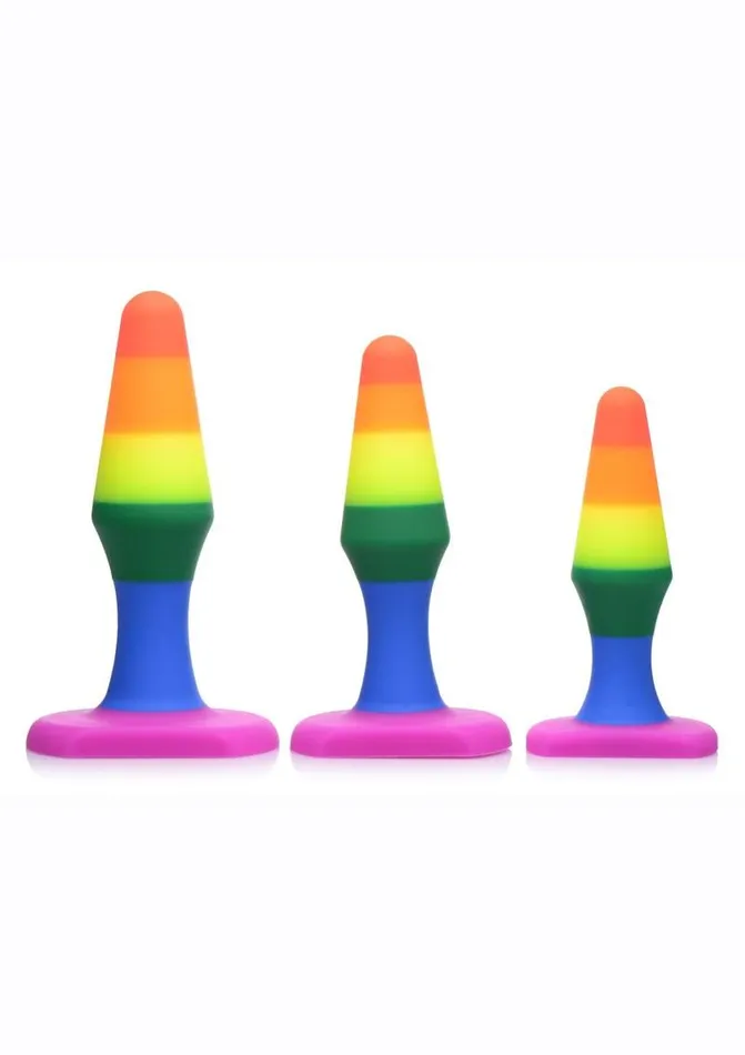 Anal Frisky Frisky Rainbow Silicone Anal Trainer