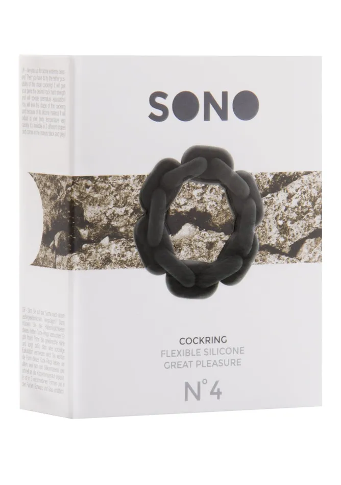 Shots Sono Anal Sono No4 Chain Cockring Black