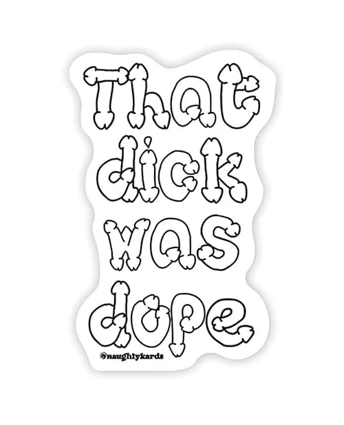 Anal Kush Kards Dope Dick Naughty Sticker Pack Of 3