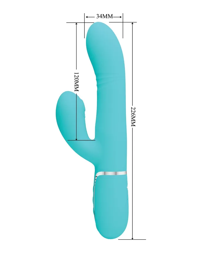 Vibrators Pretty Love Pretty Love Mariana 4 in 1 Twinkled Tenderness
