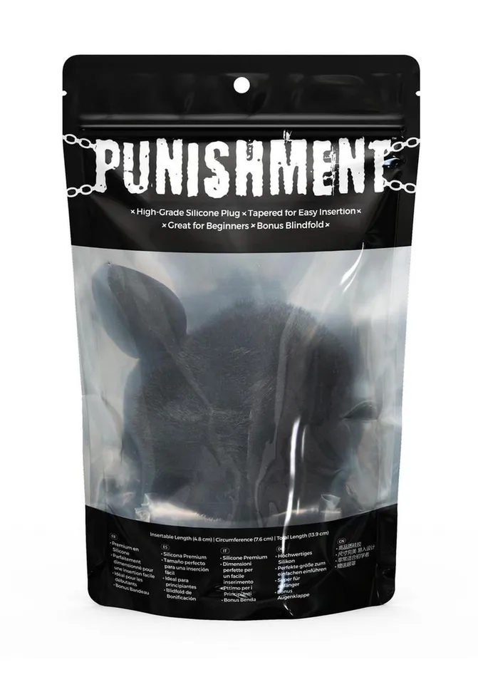 Anal Punishment Punishment Bunny Tail Silicone Butt Plug