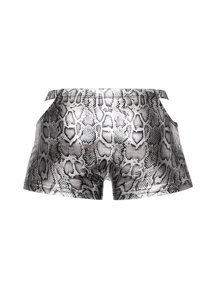 Male Power snaked Pouch Short Large Silverblack Anal Male Power snaked Pouch Short Large Silverblack Anal