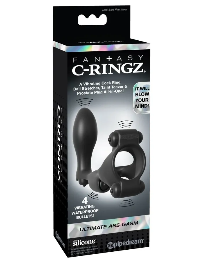 Pipedream Anal Fantasy CRingz Ultimate Ass Gasm Black