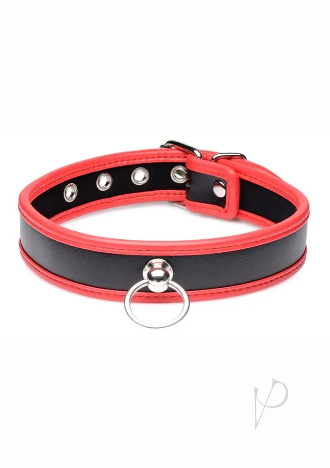 Anal Master Series Ms Black and Red Collar Wo Ring