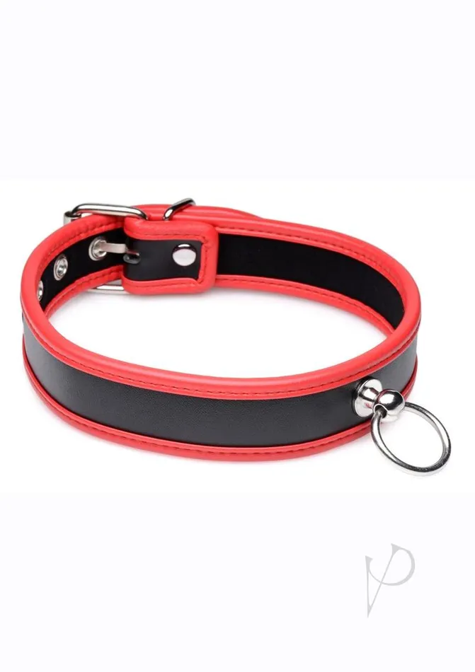 Anal Master Series Ms Black and Red Collar Wo Ring