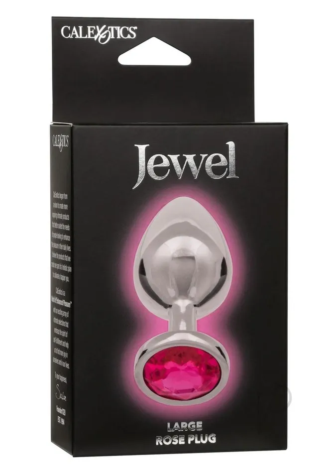 California Exotic Novelties Llc Anal Jewel Large Rose Plug Pink