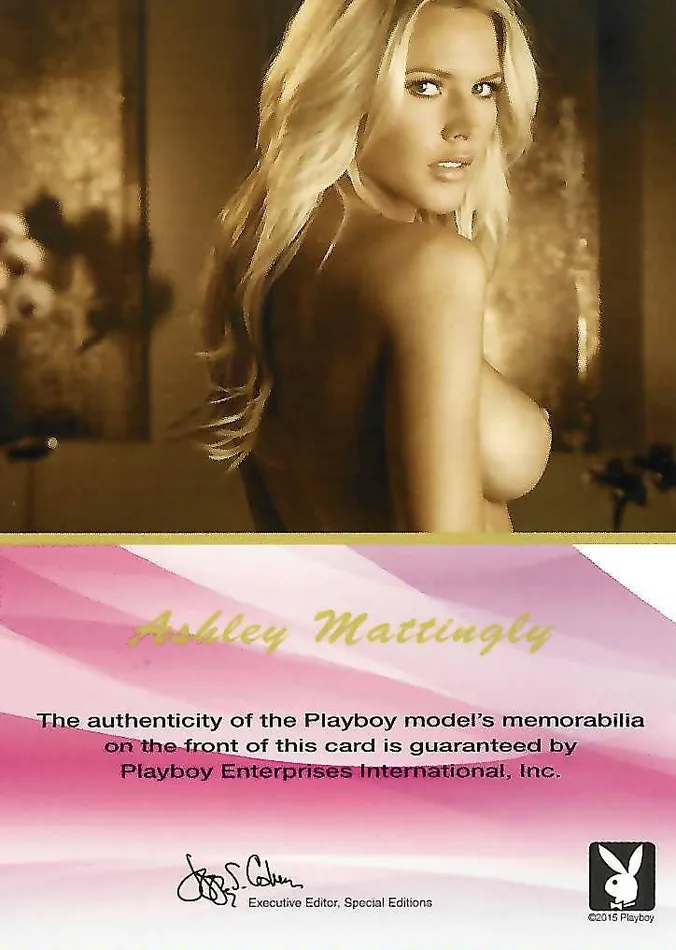 Greenthunderbirds Cards Vibrators Playboy Centerfold Collector Cards 2009 Thru 2011 Memorabilia Card Ashley Mattingly