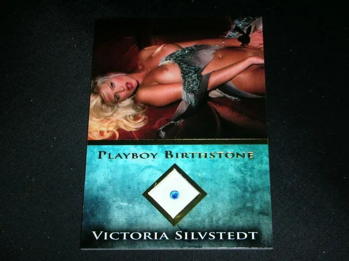 HefsCards Vibrators Playboy Bare Assets Victoria Silvstedt Birthstone Card HefsCards Vibrators Playboy Bare Assets Victoria Silvstedt Birthstone Card