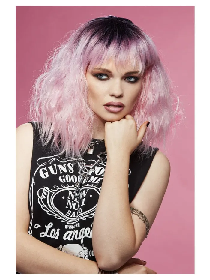 Smiffys Manic Panic Trash Goddess Wig Vibrators