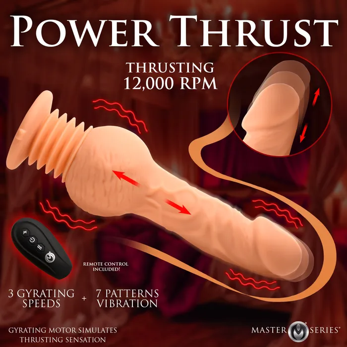 Passion Pounder Thrusting Sex Shaker Master Series Vibrators