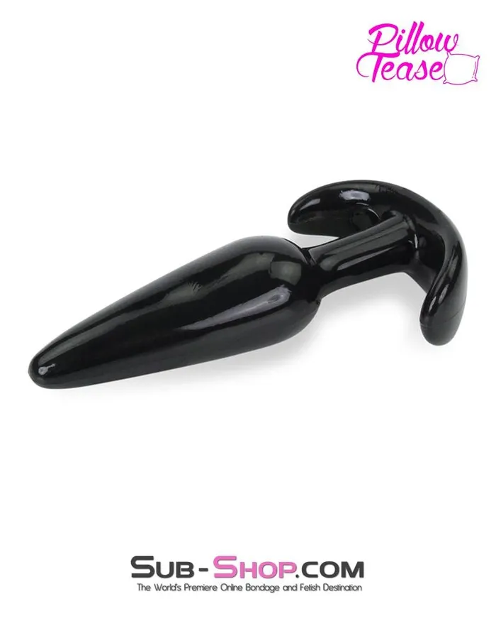 Anal Eiffel 0350E Medium Black Slim Jelly Anal Plug