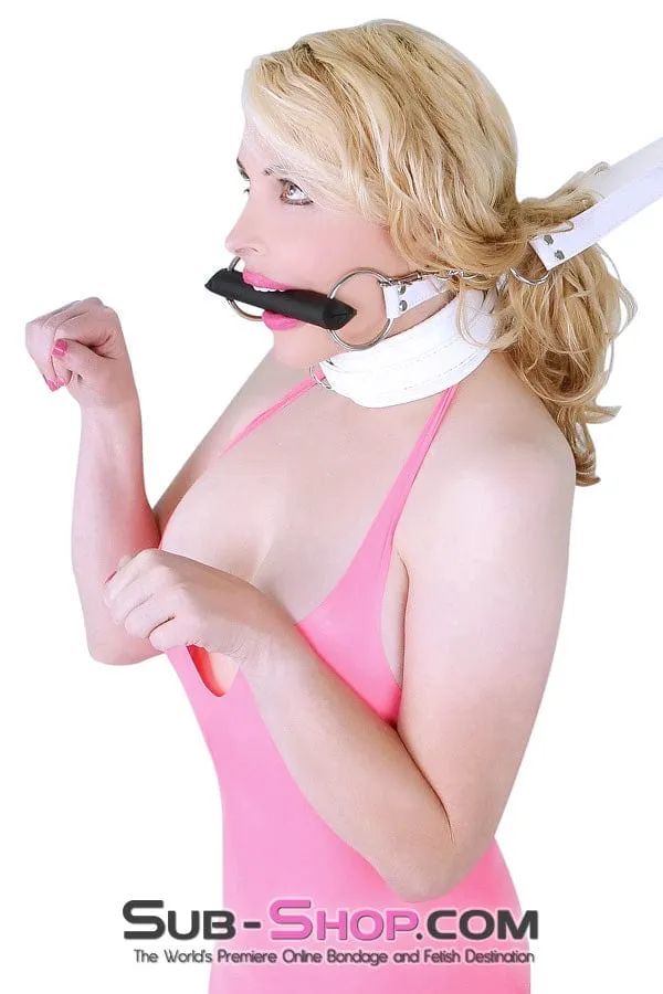 Anal Raysent 0252RS Reign Supreme White Pony Play Bit Gag and Reins Training Set
