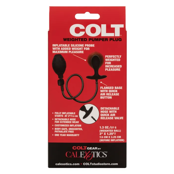 CalExotics Anal Colt Weighted Pumper Plug CalExotics Anal Colt Weighted Pumper Plug