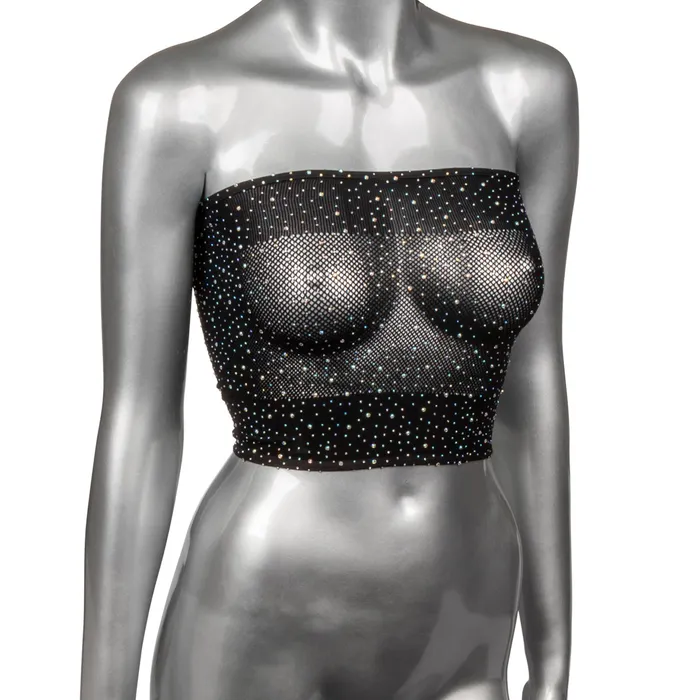 CalExotics Anal Radiance Bandeau Top Black