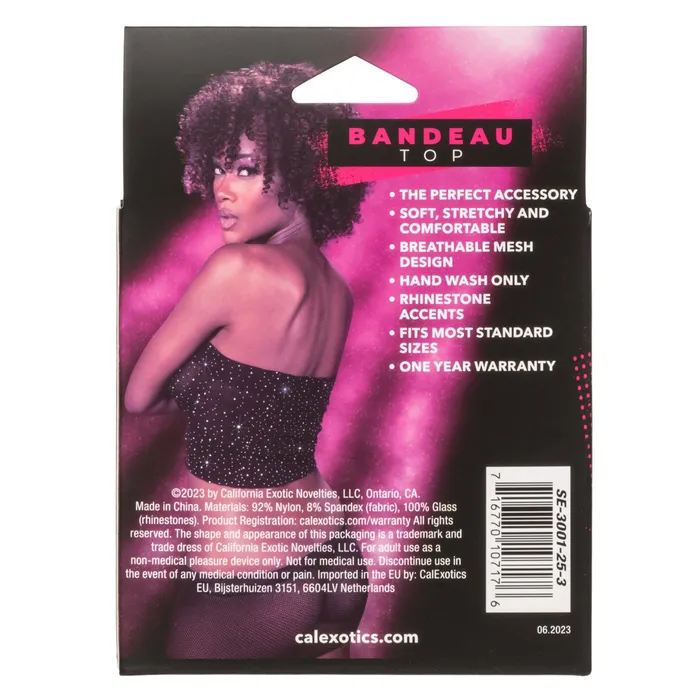 CalExotics Anal Radiance Bandeau Top Black CalExotics Anal Radiance Bandeau Top Black