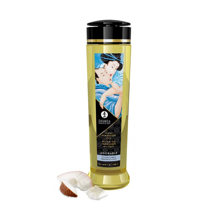 Couples Massage Oils Adorable 8 Fl Oz Shunga