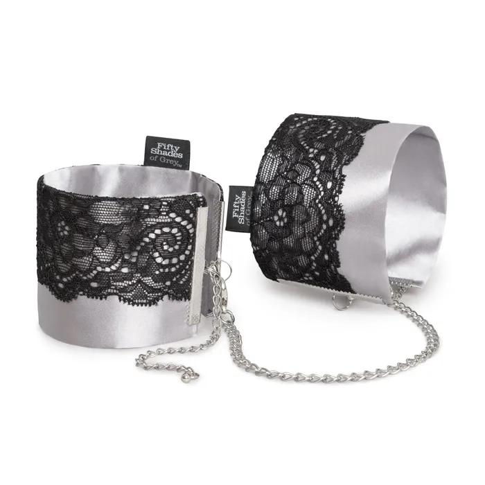Couples Sale Specials Fifty Shades of Grey Play Nice Satin Wrist Cuffs