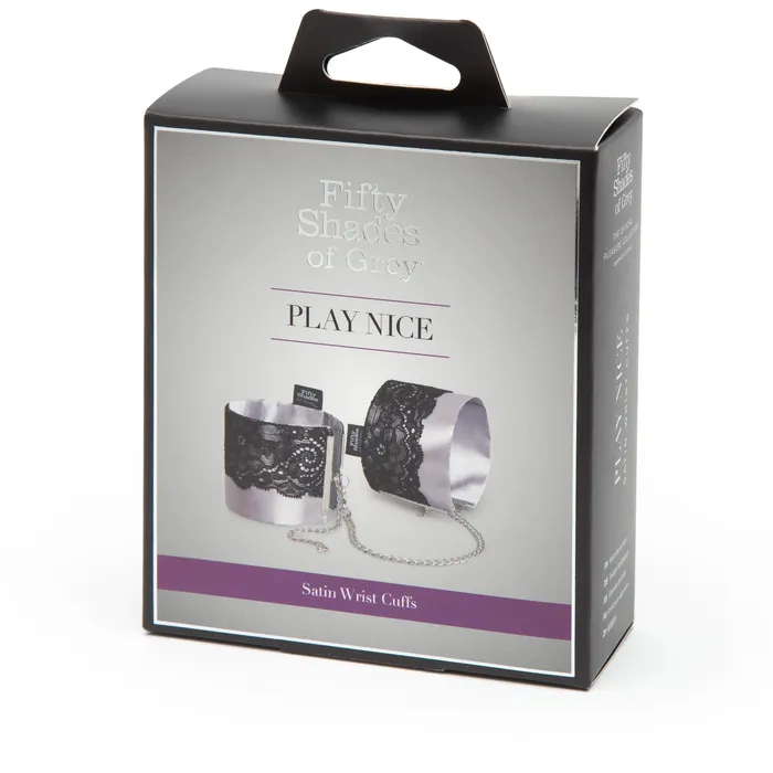 Couples Sale Specials Fifty Shades of Grey Play Nice Satin Wrist Cuffs Couples Sale Specials Fifty Shades of Grey Play Nice Satin Wrist Cuffs