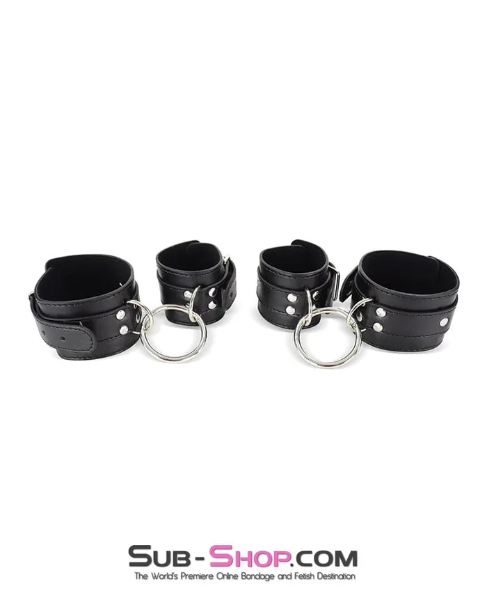 Idea Couples 0171DL Connected Wrist to Ankle Bondage Cuff Set