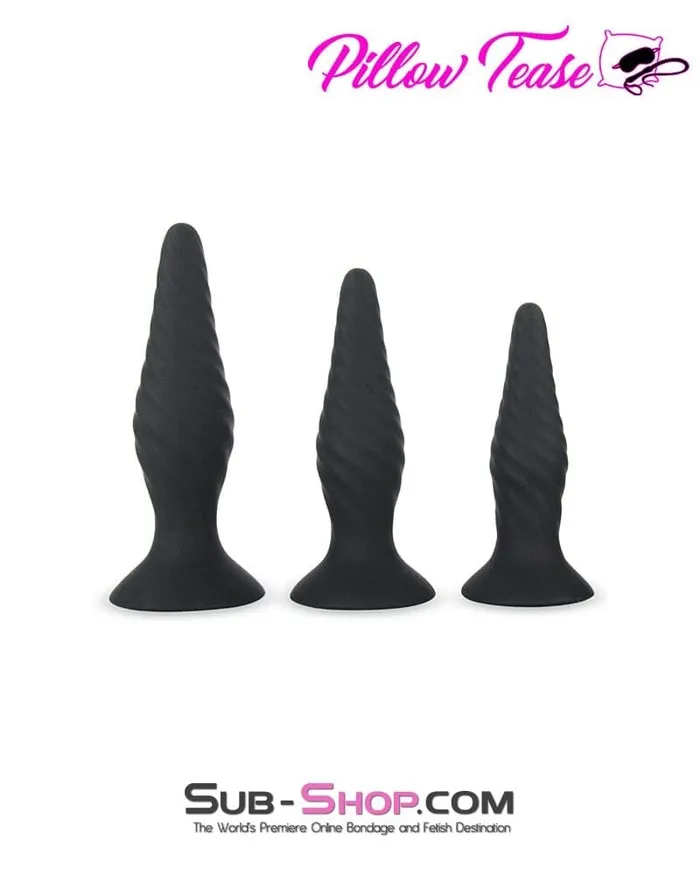Moonwell Anal 2395M 3 Pc Butt Plug Training Kit