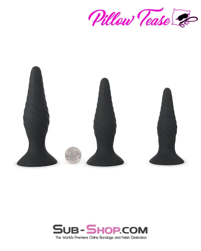 Moonwell Anal 2395M 3 Pc Butt Plug Training Kit