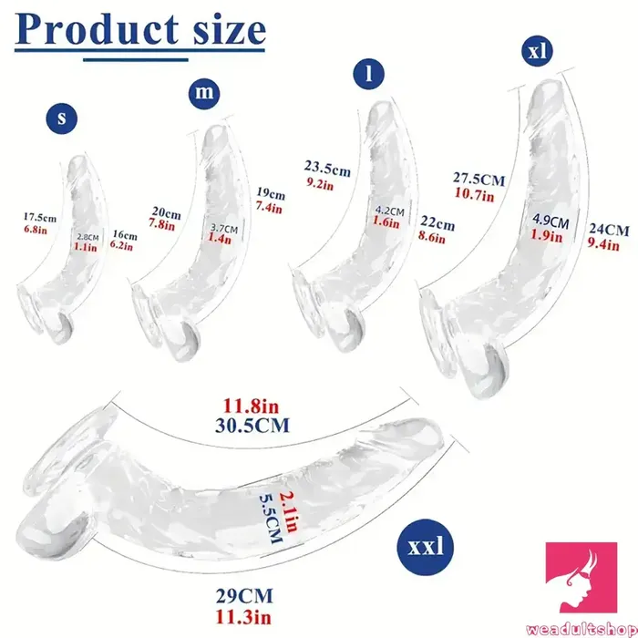 Multiple Lengths Clear Dildo For Women Men Gay Lesbian Anal Sex Weadultshop Anal